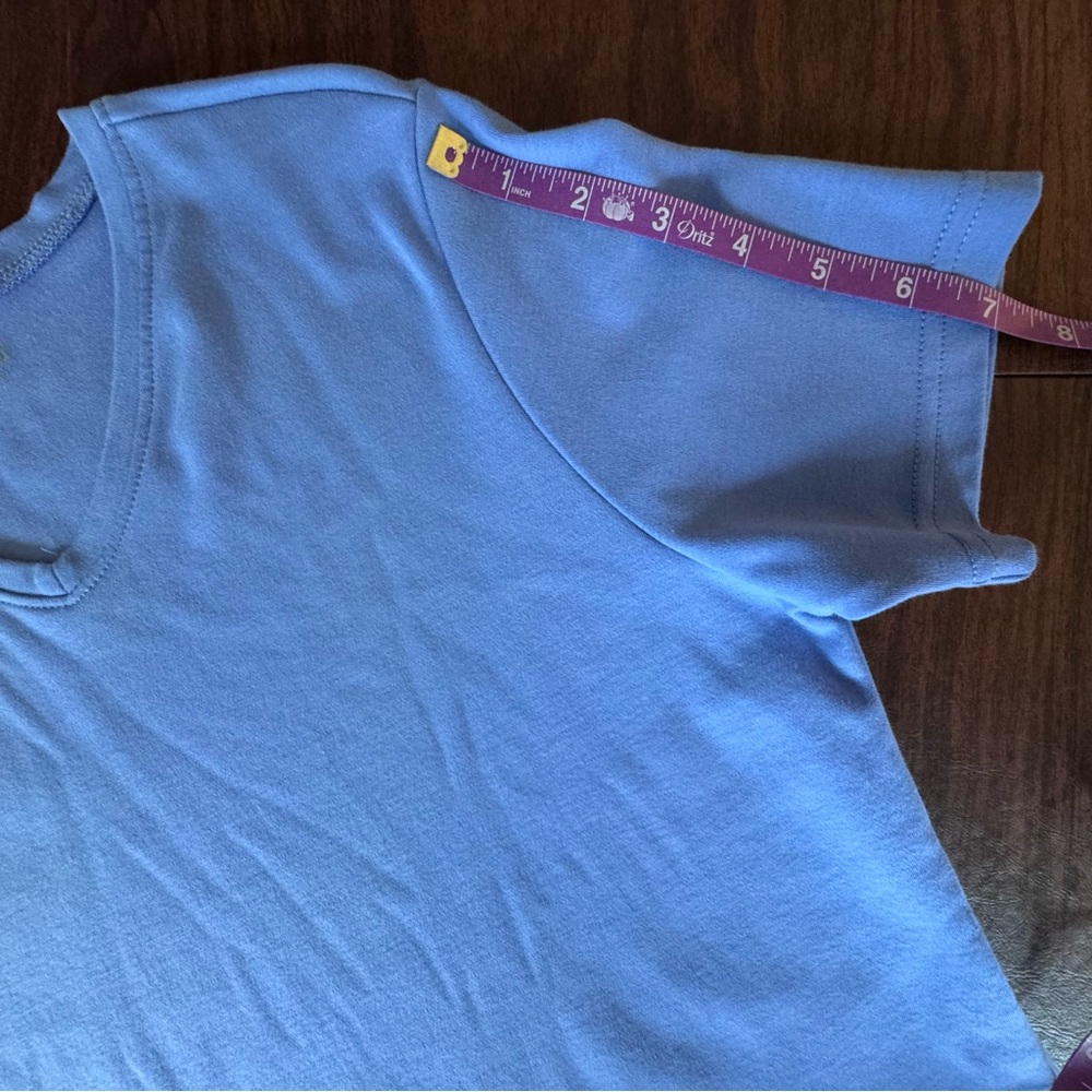 Lands’ End Women's Top Violet Classic V-Neck 100% Cotton XS - Picture 5 of 10